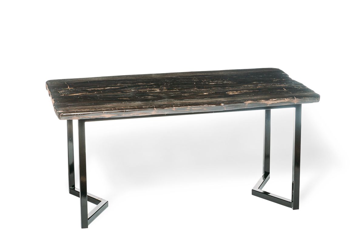 Большие столы, большой дизайнерский стол Обеденный стол БИНТАУ 381125 из окаменелого дерева
