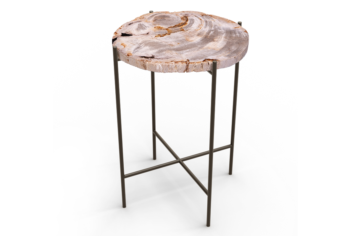 Кофейные столы, стол Журнальный стол ПАЛИАТ 382702 из окаменелого дерева